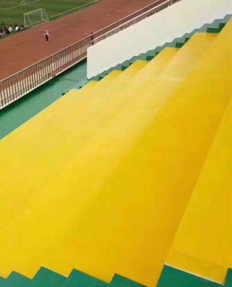 彭水球场台阶翻新修补改造